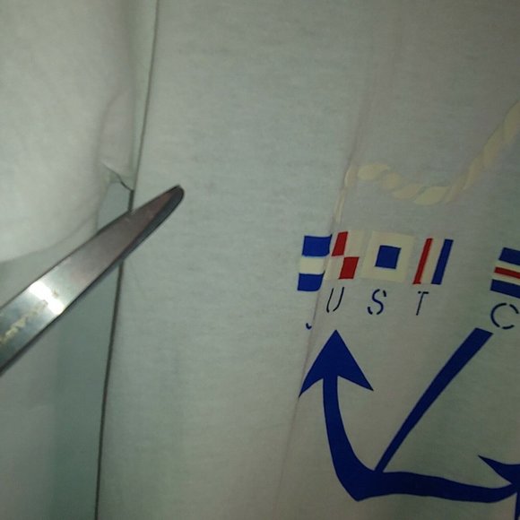 New Vintage Carnival Cruise Men's M T Shirt Single Stitch Just Cruising Nautical - Picture 6 of 6